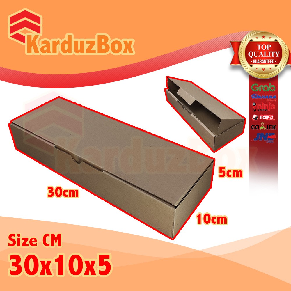 

30x10x5 kotak Kardus Packing Box Pizza, box hampers, box kado, kardus diecut polos