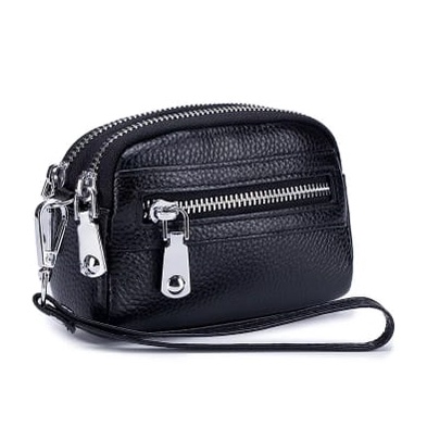 BTSO -  (( BAYAR Di TEMPAT )) NEW ARRIVAL !! Dompet Koin Mini Wanita Baru 2021 Tas Tangan DOmpet untuk Uang coin DOmpet untuk Kartu Dompet Clutch Tas Bahan Kulit Jeruk Tebal IMPORT