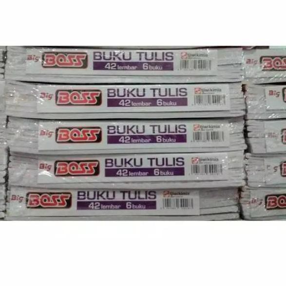 

TERLAKU..!! (1 PACK ) ISI 6 PCS BUKU BIGBOSS-42 LEMBAR Murah 8