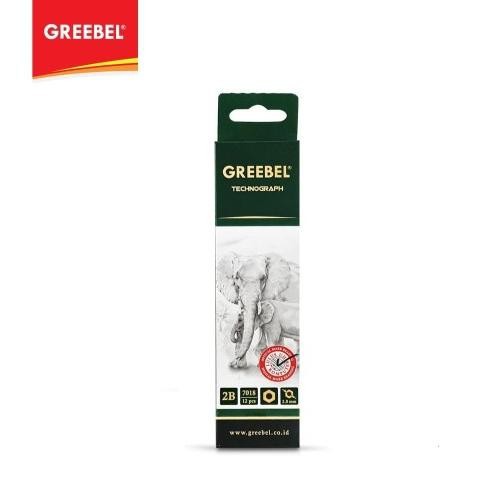 

Pensil Tulis | Pensil Ujian Greebel Technograph 7018 2B Hijau