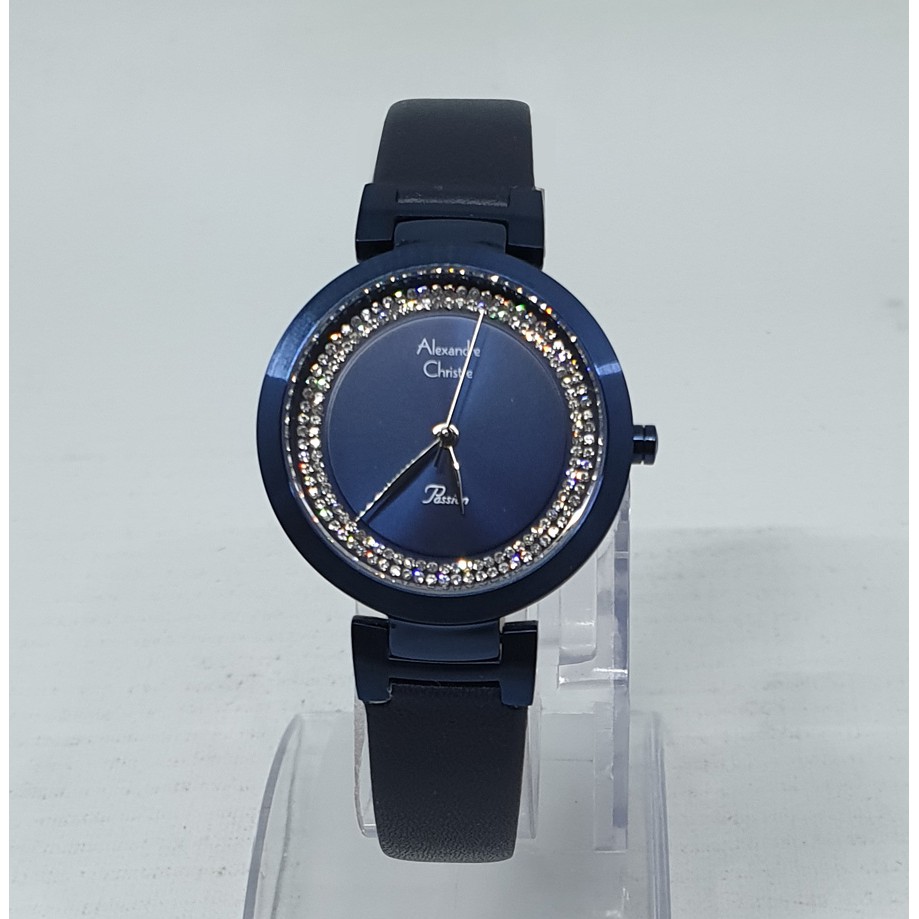 Alexandre Christie Ac2764 Blue, Jam Tangan Wanita, Original