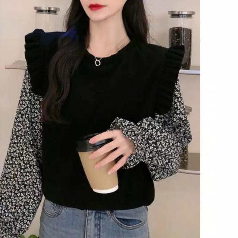 ♛ READY TM 0379#ENVY + BELVY + FELVY knit tops import ♣