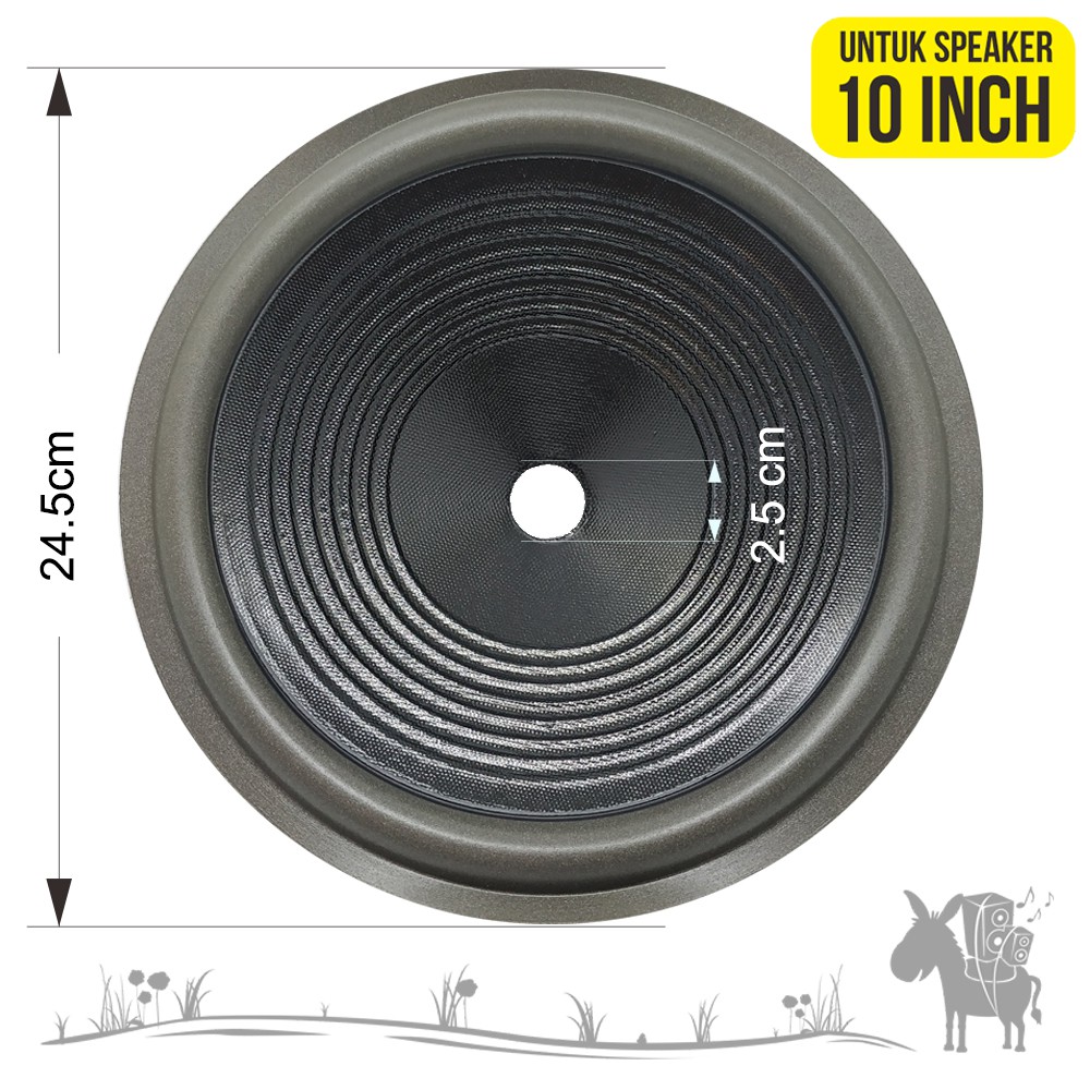 Daun Speaker 10 Inch Woofer Best Lokal Shopee Indonesia