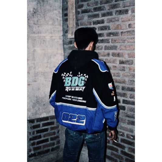 MIRACLE MATES x BDG RUNWAY RACING JACKET