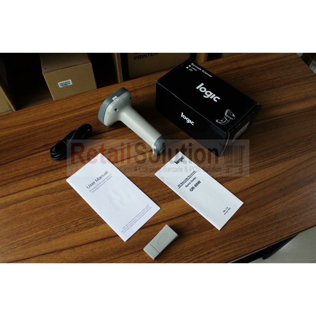 Barcode Scanner 2D Wireless Kana Logic QR80W / QR80 / QR-80W / QR-80 W