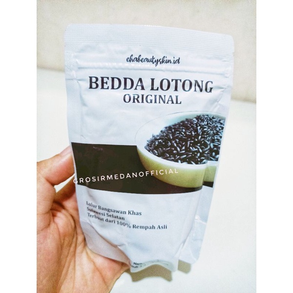PUTIH - BEDDA LOTONG ORIGINAL - BEDAK LOTONG LULUR BUGIS BENGKUANG - HERBAL BENGKOANG SCRUB PEMUTIH