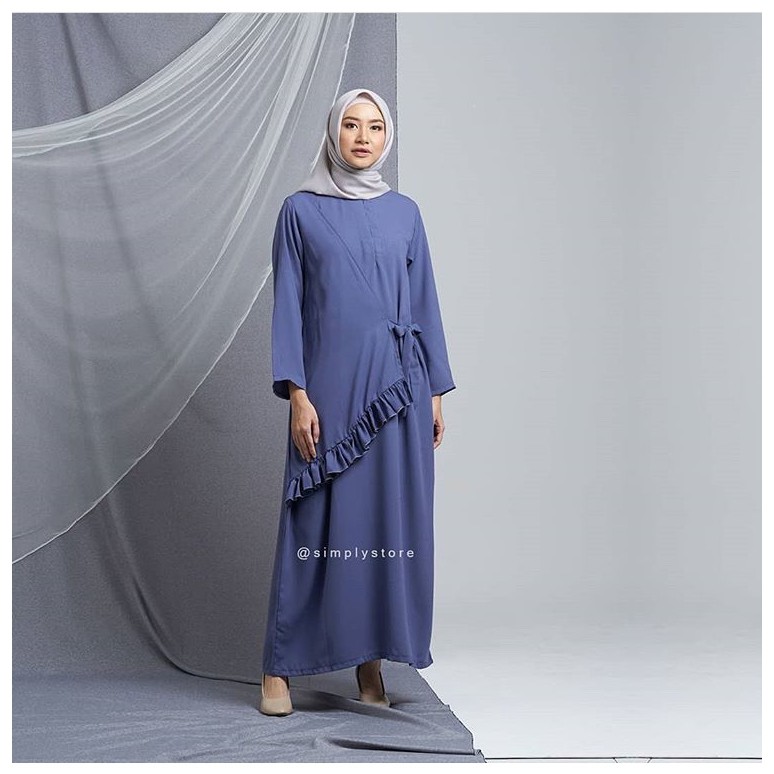 Ruffle vest denim by simply2simply