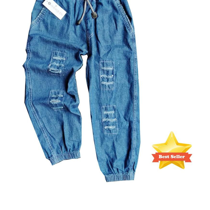 *Terlaris* JOGER ANAK RIPPED JEANS CELANA ANAK ZERAQUEN / JOGGER JEANS RIPPED CELANA ANAK ♛