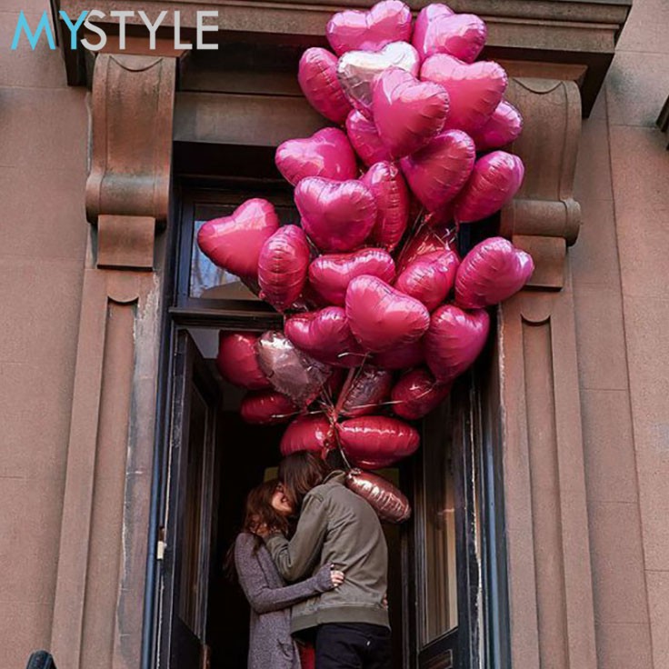 BALON FOIL HATI BINTANG 18&quot; BALON FOIL LOVE KARAKTER BALON FOIL MURAH BALON PESTA DEKORASI PESTA