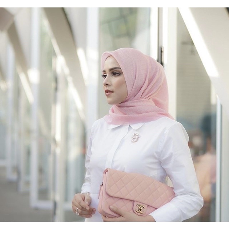 Tapis square Buttonscarves Cotton candy