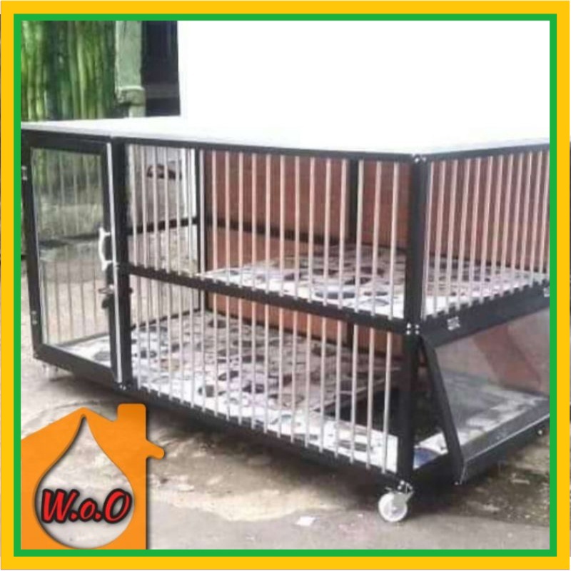 Kandang Hewan / Rumah Kucing Alumunium Pintu 1 Simpel