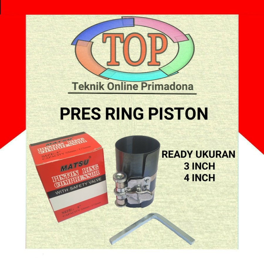 Alat Press Ring Piston 3 & 4inch MATSU
