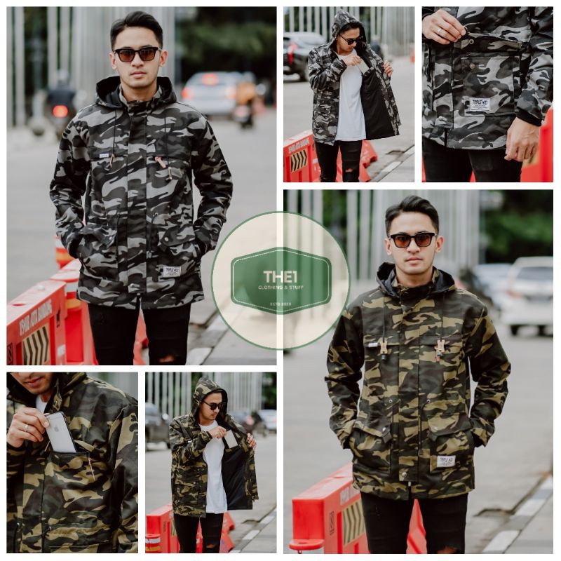 [PREMIUM] JAKET PARKA ARMY LORENG
