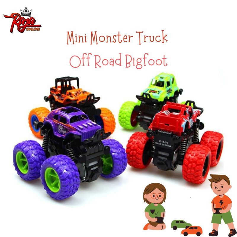 MAN4 - Mainan Mobil Anak Mini Monster Truck Off Road