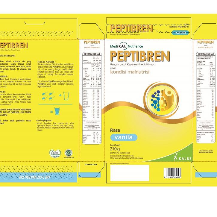 

SEV PEPTIBREN - Vanilla & Coklat - Susu Pasien Stroke & Pikun Rendah Lemak 9F KQI