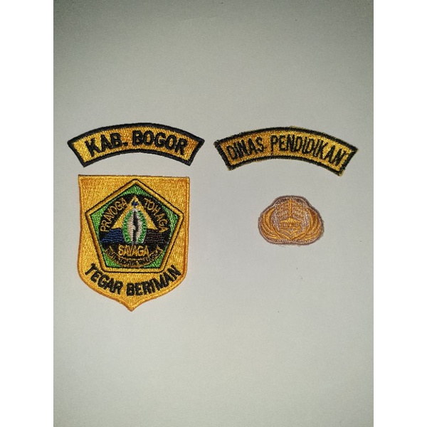 Atribut Seragam PDH/PNS/Guru/Pemda Kabupaten Bogor (Dinas Pendidikan)
