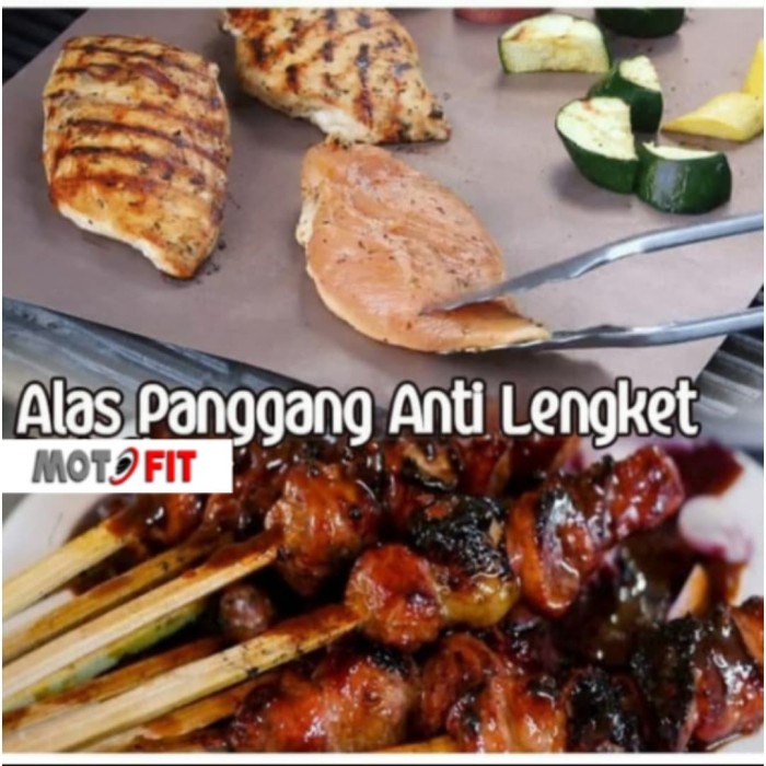 BAROKAH GAMIS MAGIC PAPER GENIO KAIN Alas Panggang Anti Lengket BBQ OVEN GRILL ORI