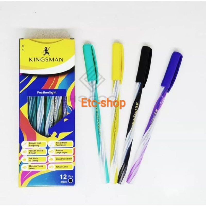 Pena/polpen/pulpen model lilin bisa satuan bisa lusinan harga terjangkau