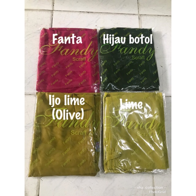 FANDY | Hijab Instan AUREL SYIRIA tali 2layer ceruty