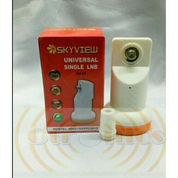 LNB KUBAND SKYVIEW KU-01 OFFSET otron1c5 Kualitas Baik