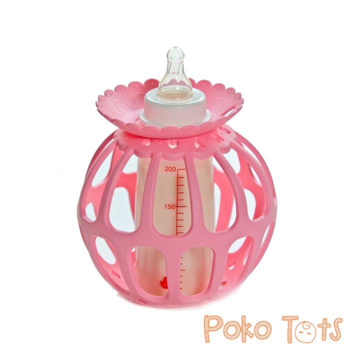 Ange Mamma Ball Baby Bottle Holder and Teether Gigitan Bayi Mainan Gigi Anak