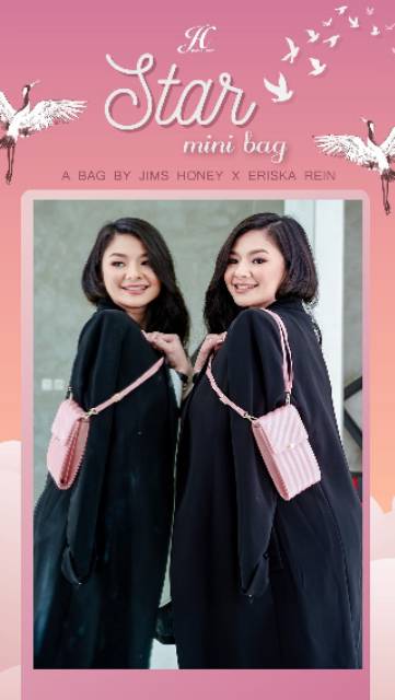 Tas Selempang Wanita Star Mini Bag Jims Honey Tas Hp Maksimal 6 inch