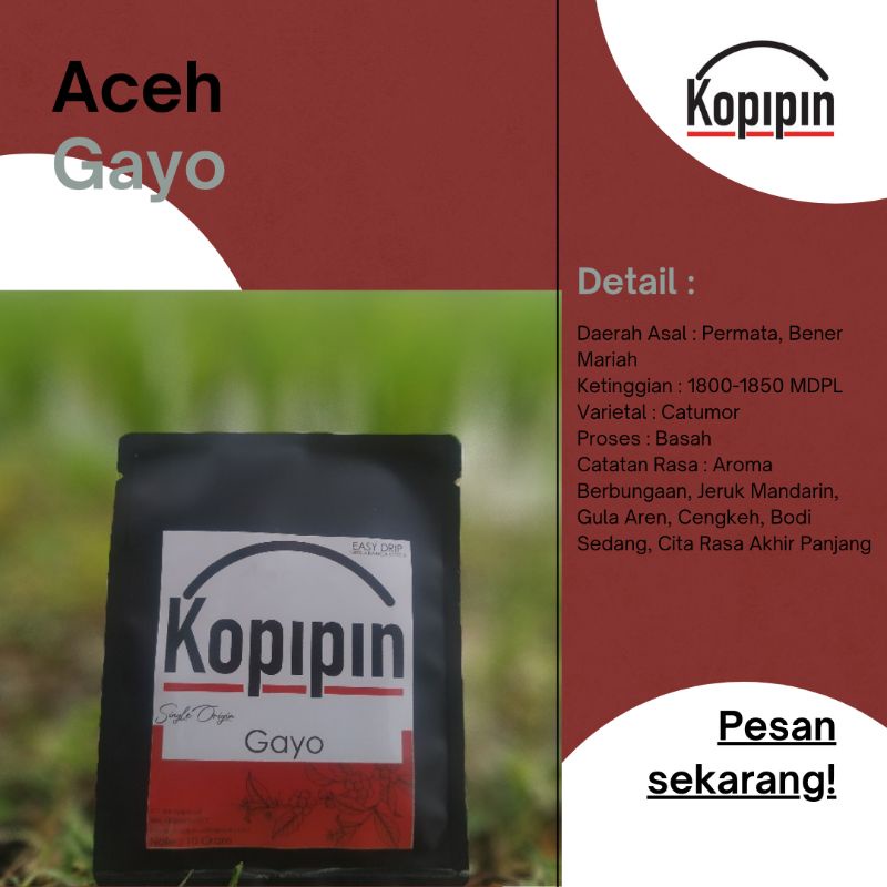 

KopiDripBag - Aceh Gayo
