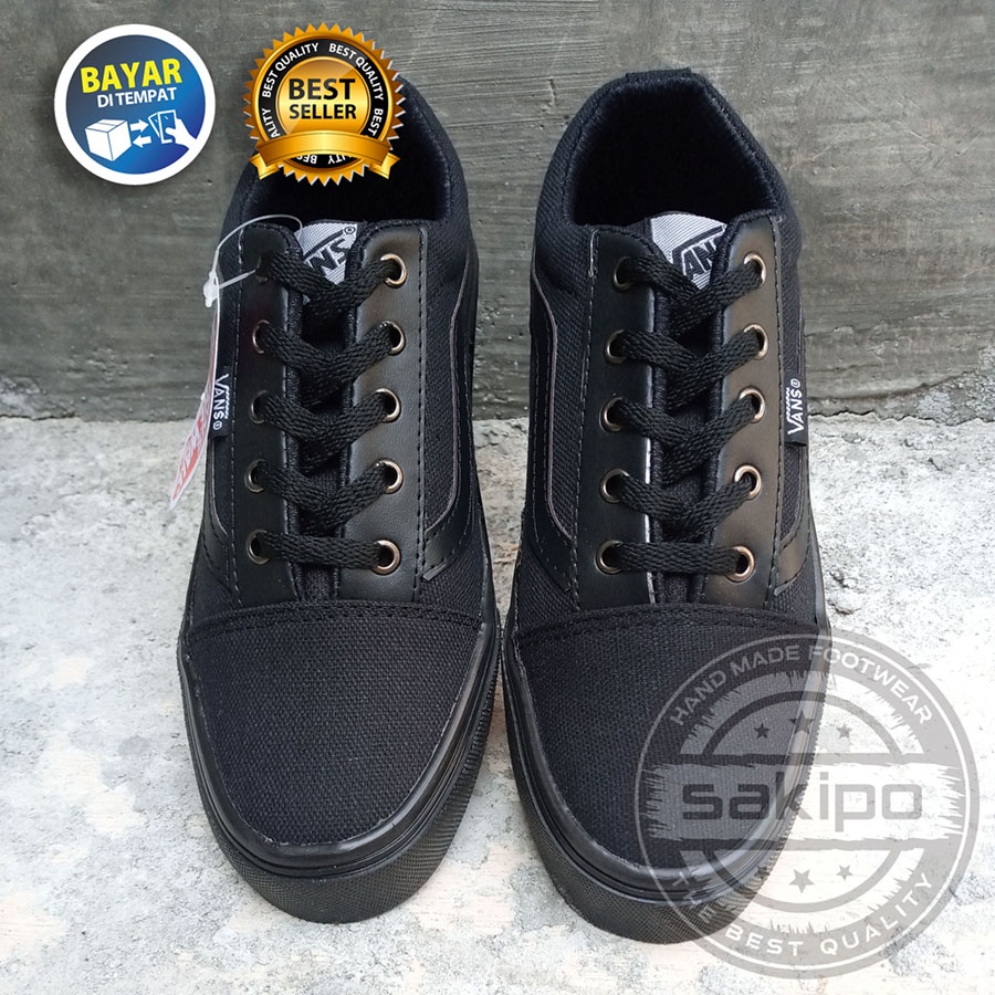 PROMO 8.8 KEMERDEKAAN SALE !! SEPATU SNEAKERS WANITA DAN PRIA REMAJA VANS OLDSKOOL VANS CACING TERMURAH TERLARIS / SEPATU SEKOLAH HITAM BERTALI / SEPATU HANG OUT / SAKIPO