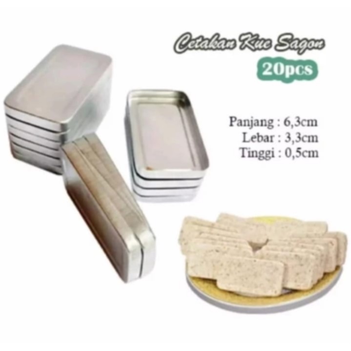 Cetakan Kue Sagon Bakar ( isi 20 pcs )