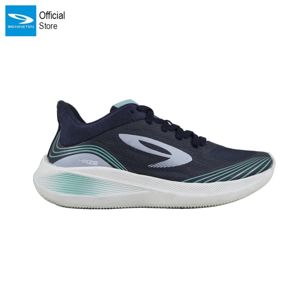 910 Nineten Haze Vision Sepatu Lari - BIRU-TUA/ABU/HIJAU