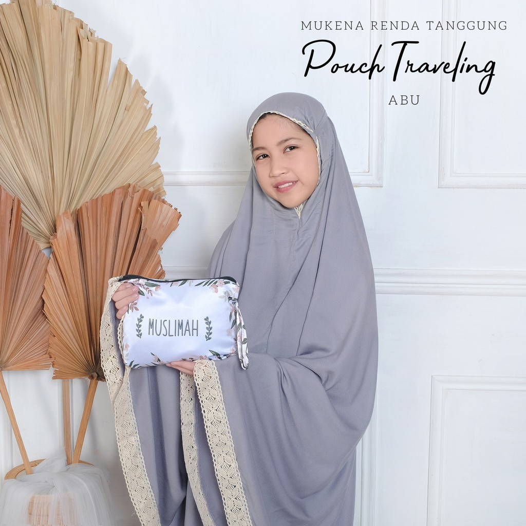 PUSAT MUKENA TASIK - MUKENA RAYON ANAK TANGGUNG TRAVELING POUCH 14-16 TAHUN