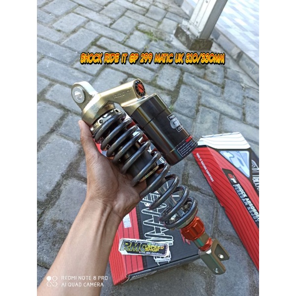 Jual Shock Ride It Gp Matic Ukuran Mm Mm Original Ride It Klik Fungsi Shopee