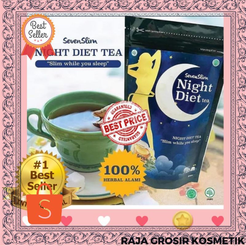 

Termurah Seven Slim Tea Teh Seven Slim Night Diet Tea BPOM teh pelangsing diet Kekinian