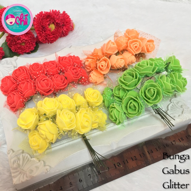 

Bunga Gabus Glitter