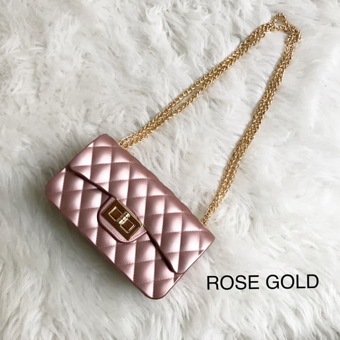KUALITAS BAGUS TAS CHANEL CLASSIC MINI JELLY MATTE CHANNEL IMPORT 18CM - HIJAU FREE ONGKIR..