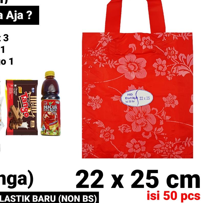 

◊ 22x25 cm KANTONG HIDANGAN™ | Tas Plastik Hajatan | Tas Syukuran | Kresek Tali | Shopping Bag Motif ۩