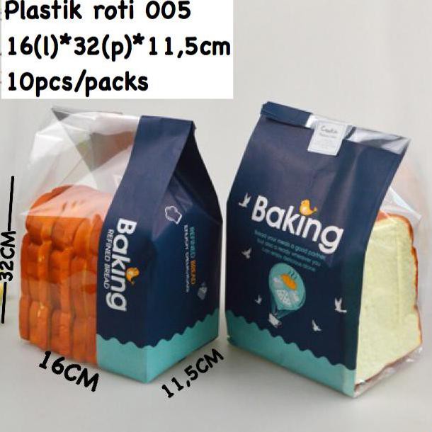 

Produk Unggulan] Kantong Roti Tawar | Kemasan Kue 16X24X11Toats Paper Bag 005 Per Pcs