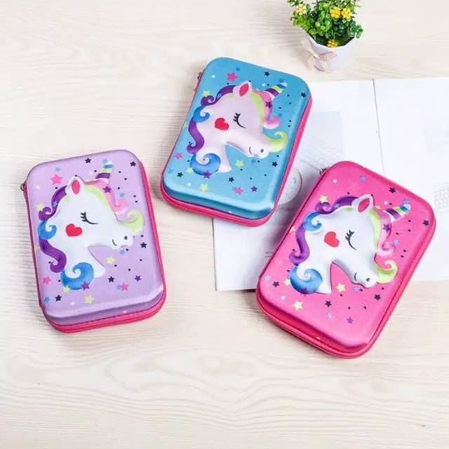 

Tempat pensil besar EVA motif Unicorn large capacity