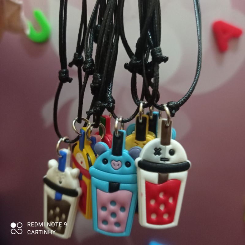 kalung liontin bts bt21 boba