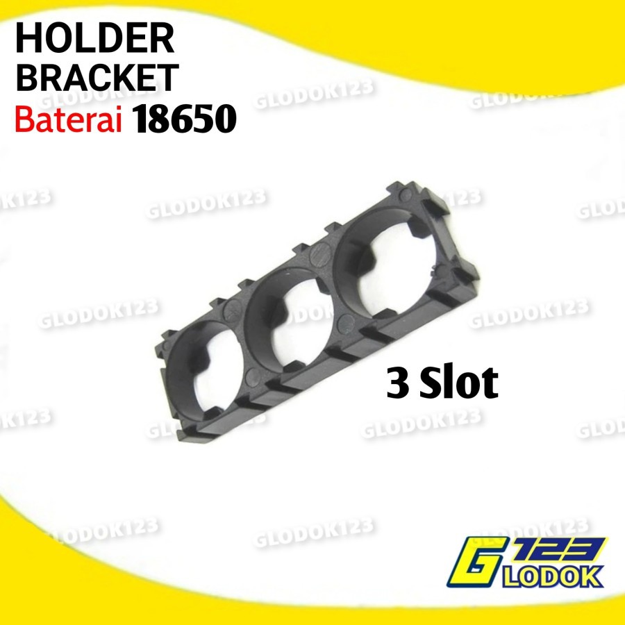 Holder Bracket Battery Braket Sambungan Baterai 18650 1 2 3 4 5 Slots