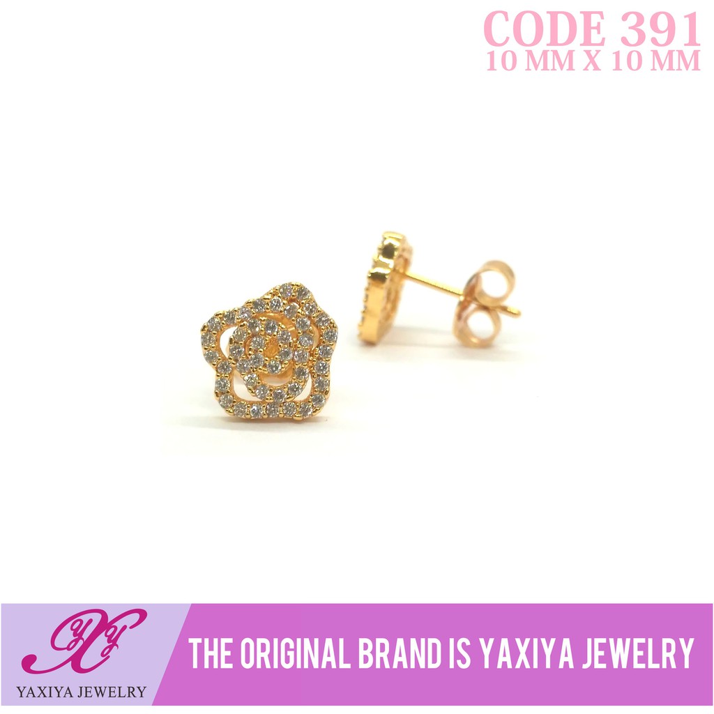 

Anting Tusuk Permata Lapis emas Perhiasan imitasi Yaxiya Jewelry 391