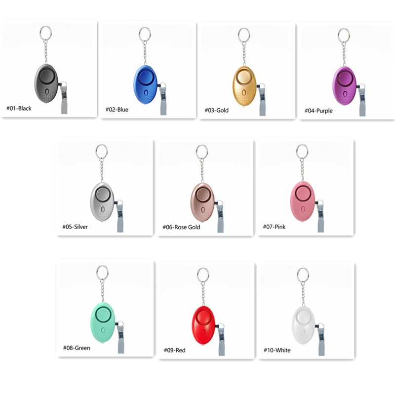 TK 130dB Self Defense Alarm Security Protect Alert Scream Loud Emergency Alarm Keychain Personal Safety For Women