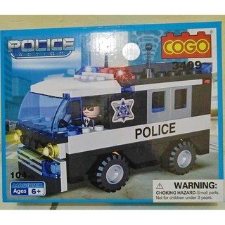 Cogo 3409 City Police Car