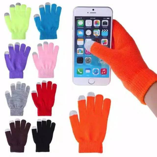 Sarung Tangan TOUCH SCREEN (Rajut / Handuk)