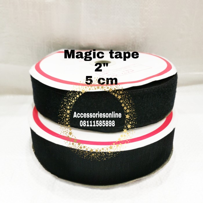 

Velcro Strap/Magic Tape Pengikat Serba Guna 2 Inch 5 Cm ( 1 Set ) - Hitam 031