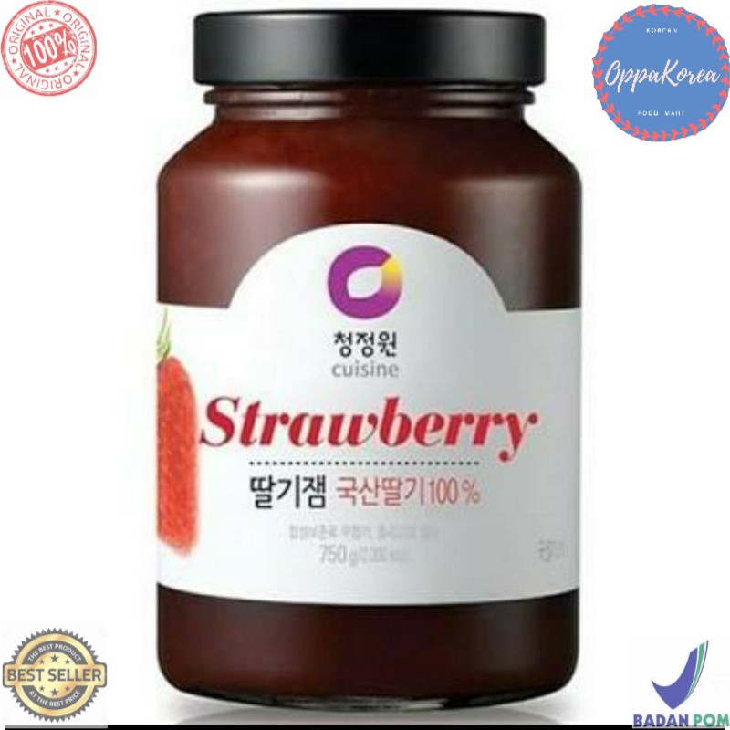 

Chung Jung One Strawberry Jam Selai Strawbery 370 ml