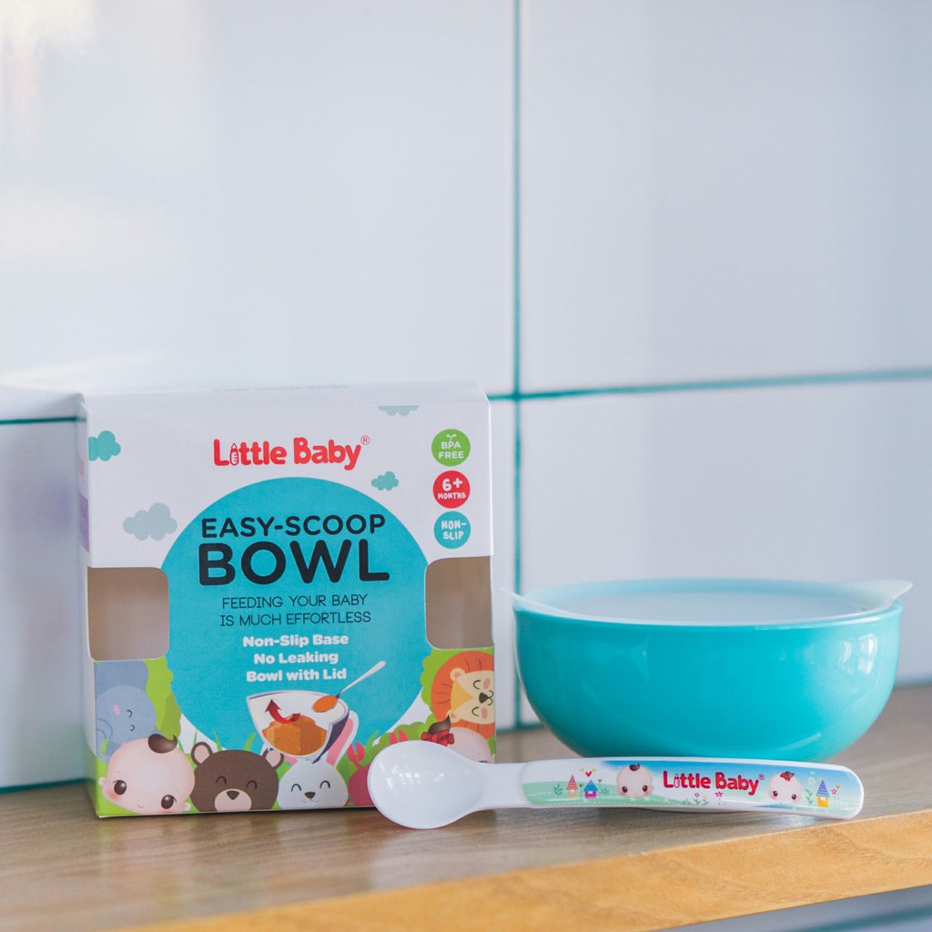 Little Baby Easy Scoop Bowl / Mangkok + Sendok Bayi