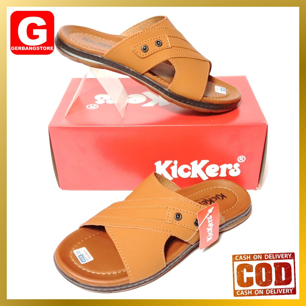 Sandal Pria Model Trendy Hand Made Bukan Kulit [ IRN ]