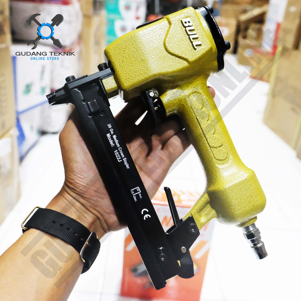 AIR Nailer Tipe U BULL 1022J / Mesin Staples Paku Tembak BULL 1022J - Paku Tembak ANGIN