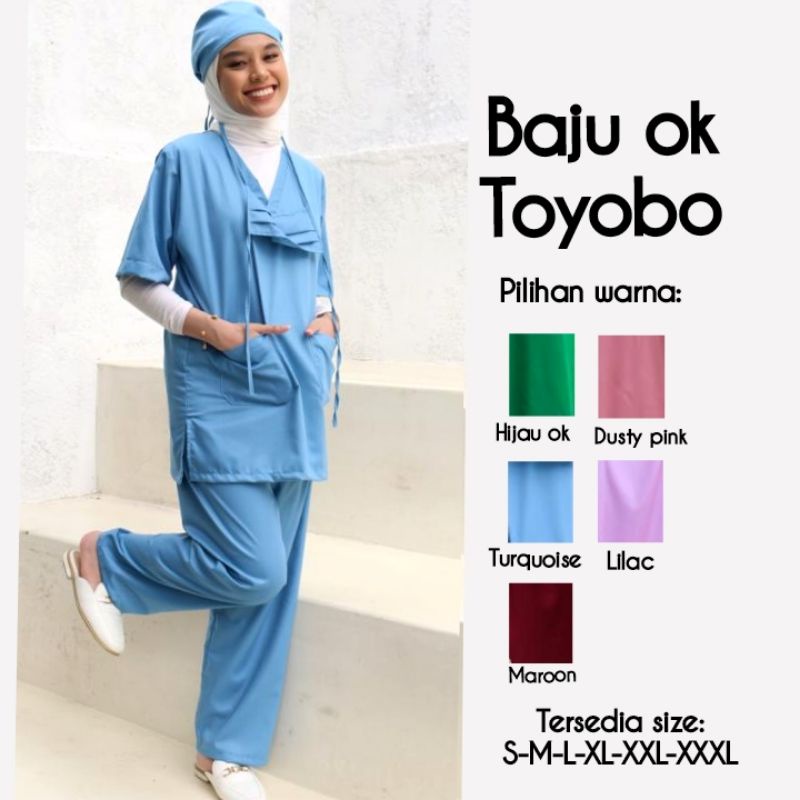 Doctors scrubs / Baju OKA OK/ BAJU OK TOYOBO LENGAN PANJANG